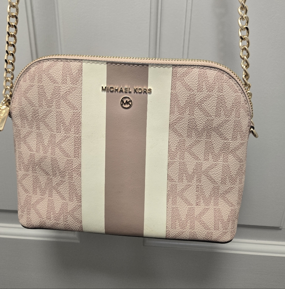 Michael Kors Cindy Crossbody Lg Dome Pink